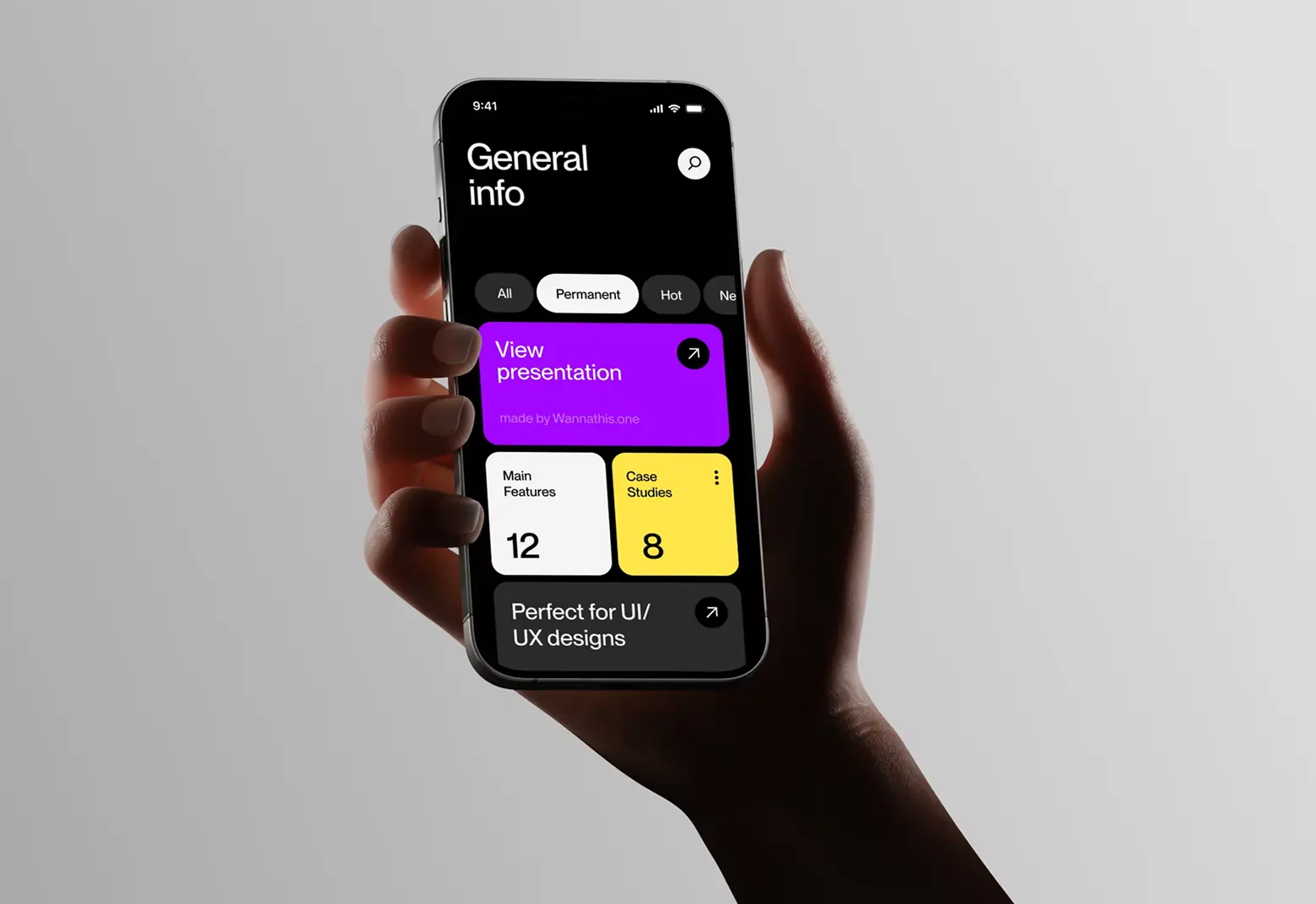 Mobile app design
